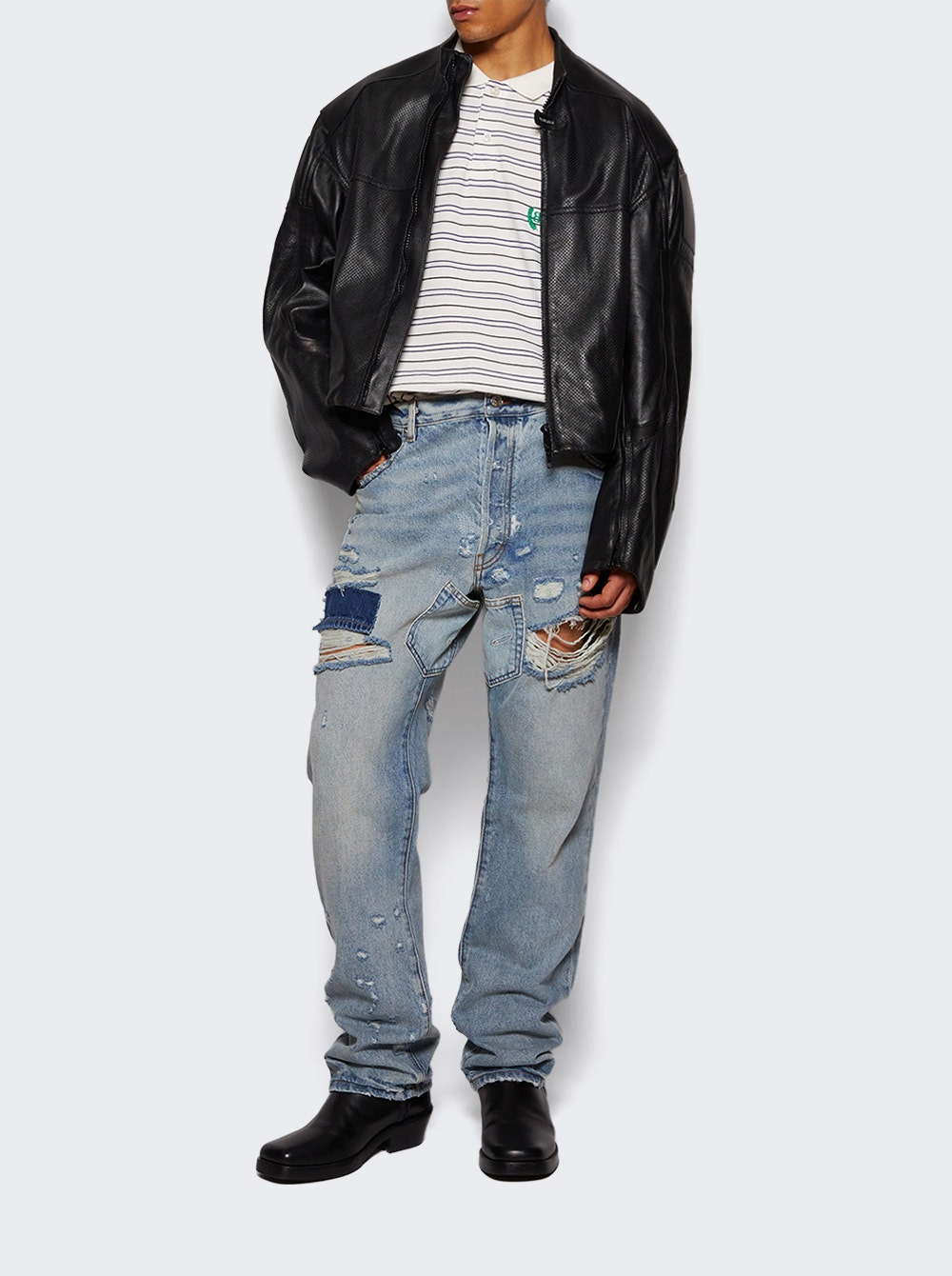 Bowery 5001 Jeans Washed Indigo - 5