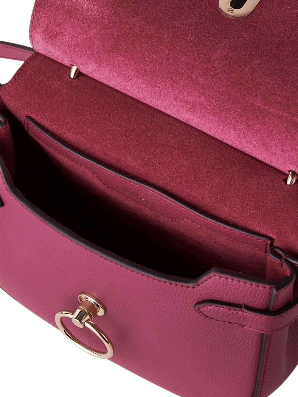 Small Amberley Satchel Small Classic Grain (Wild Berry) - 4