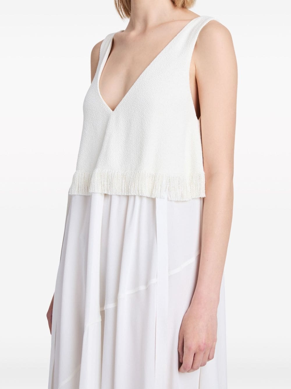 Lynda fringed layered maxi dress - 5