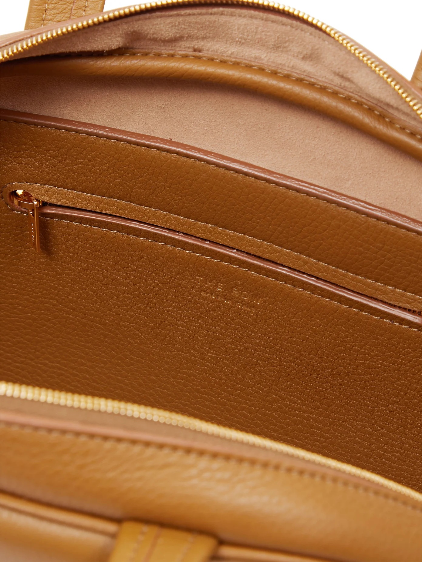 Grained-leather bowling bag - 5