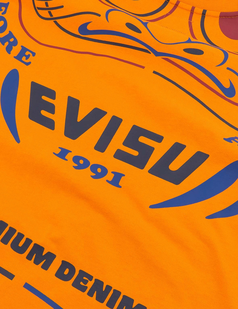 Daruma Print Loose Fit T-Shirt 5