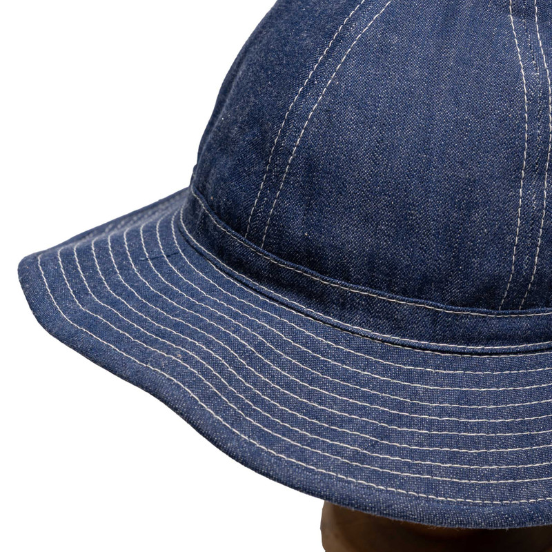 The Real McCoys The Real McCoy's Hat, Working, Denim, Blue outlook