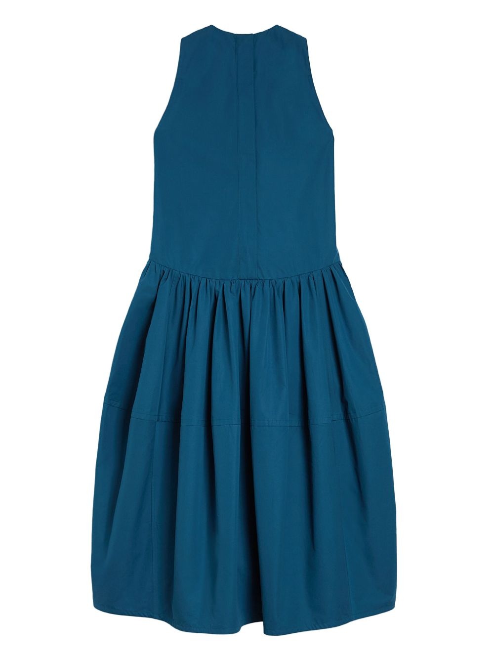 pleat-detail midi dress - 5