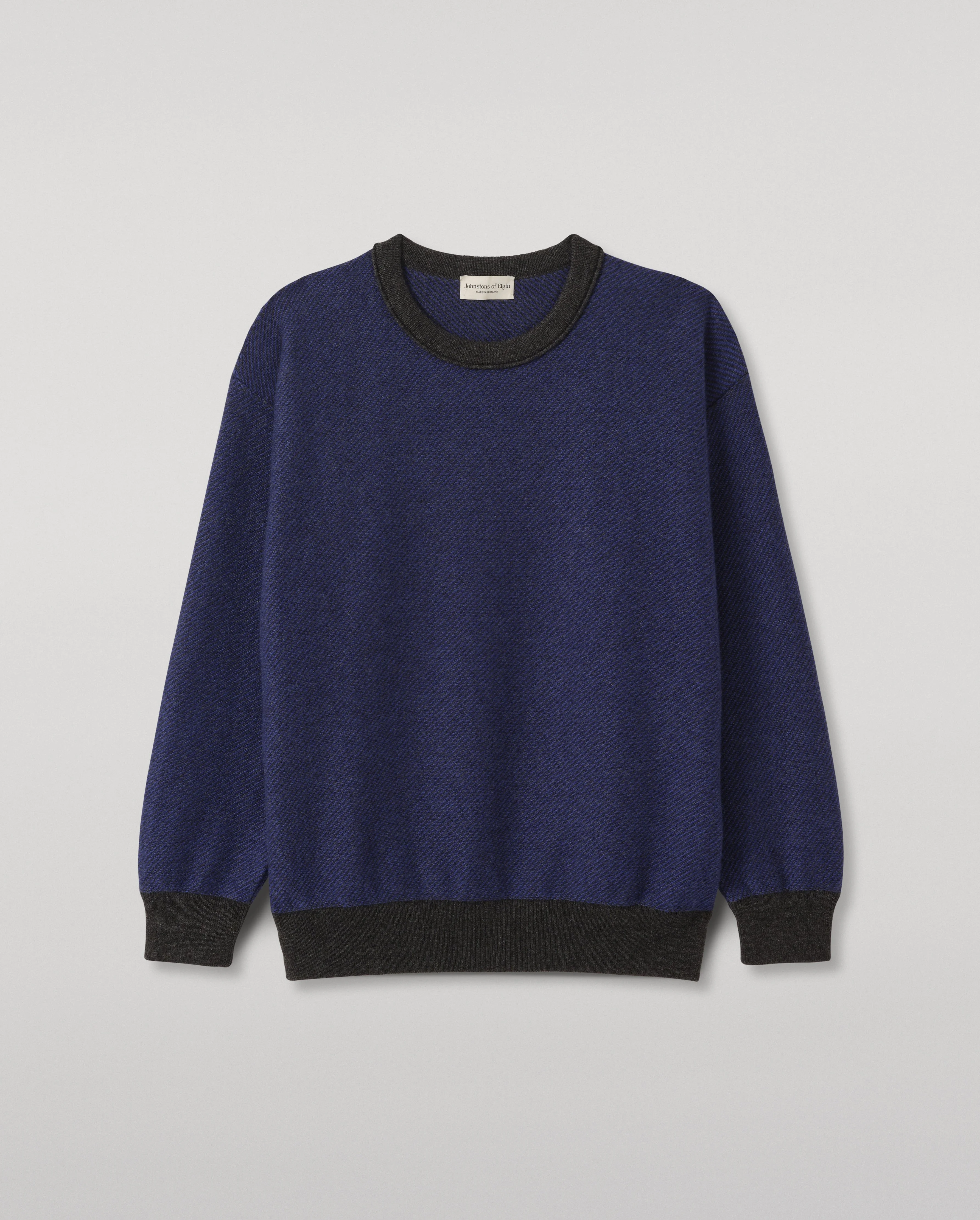 Liddell Blue Cashmere Sweatshirt - 1