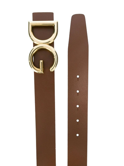 Dolce & Gabbana logo plaque belt outlook