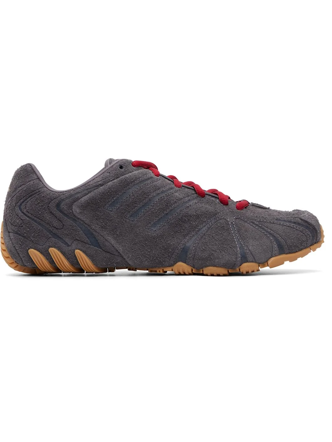 Gray & Red Ghost Sprint Sneakers - 1
