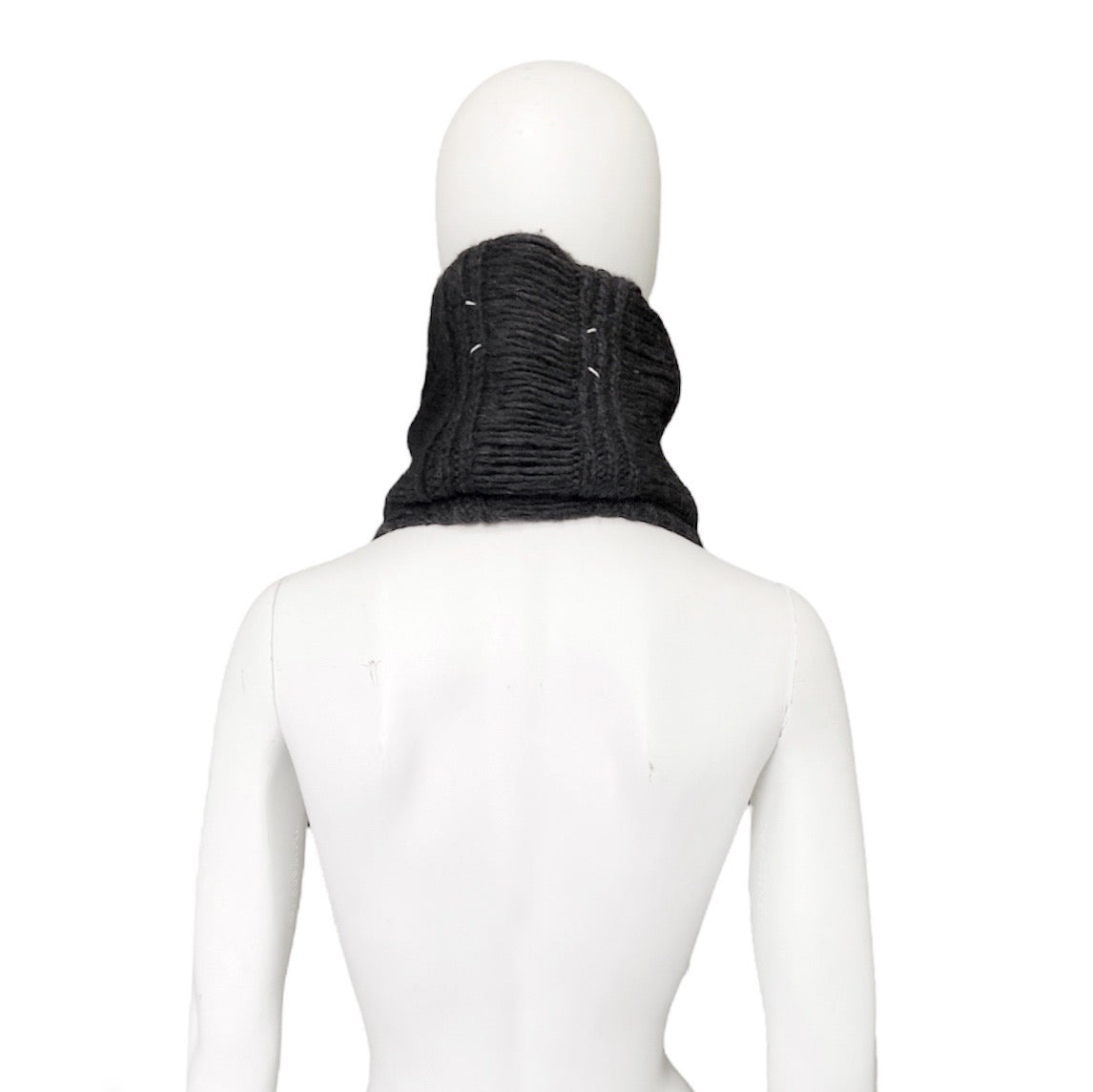 Maison Martin Margiela Fall 2009 logo spider alpaca wool knit neckwarmer scarf snood - 3