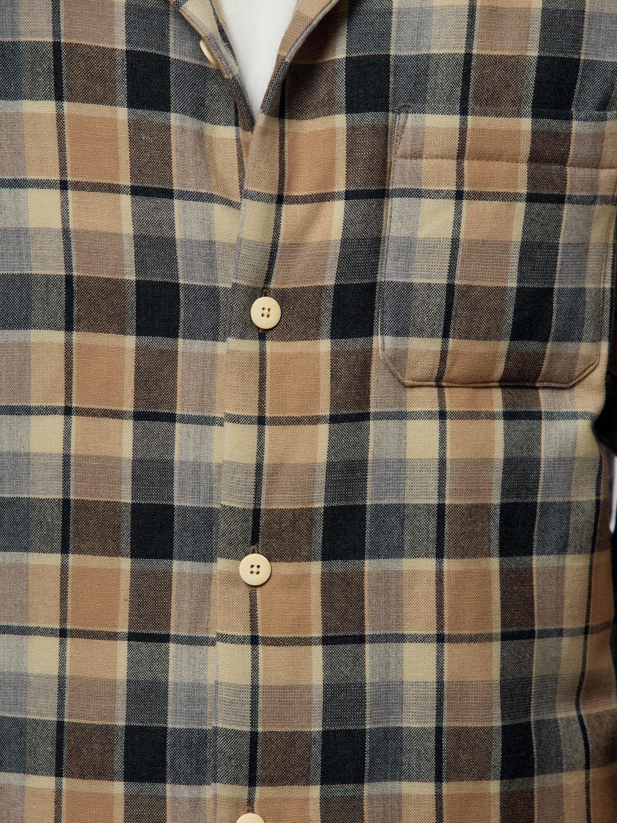 KEESEY CHECK DOWN JKT (BEIGE) - 6