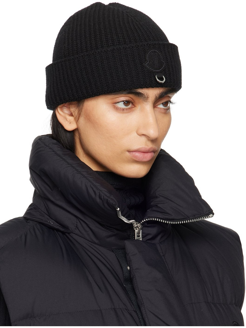 Moncler Moncler x Willow Smith Black Wool Beanie outlook