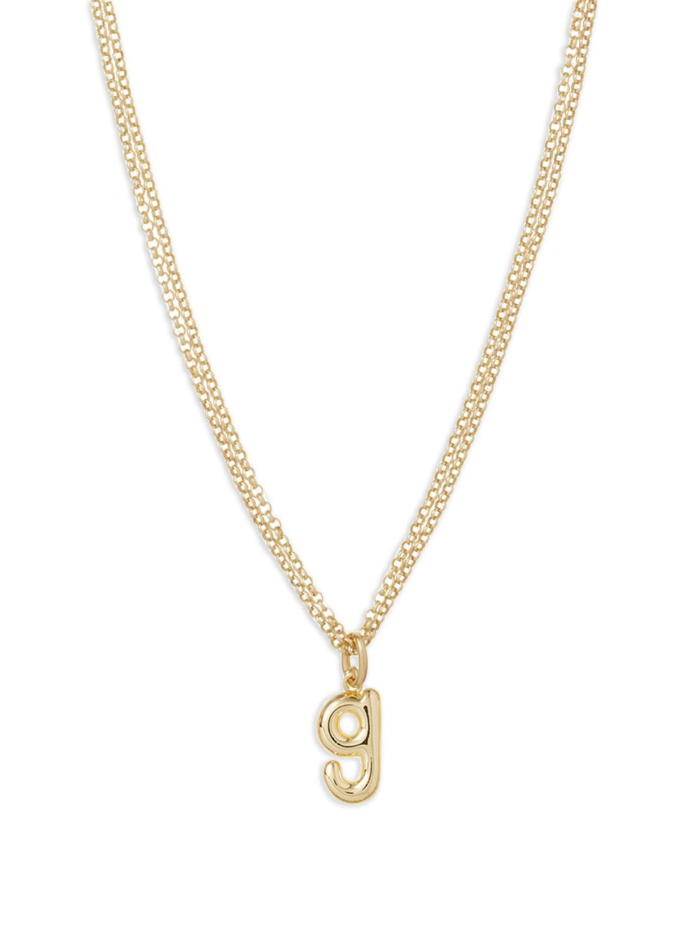 The Puffy Initial necklace - 2
