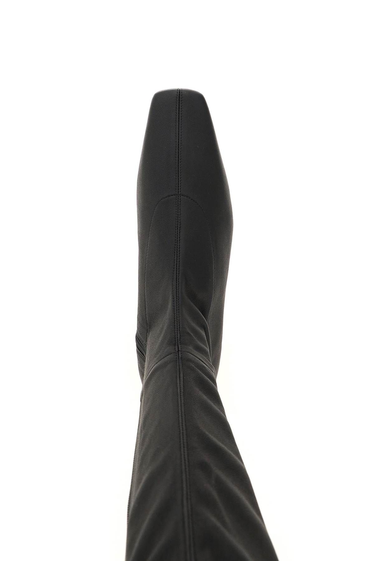 COLETTE STRETCH LEATHER BOOTS - 3