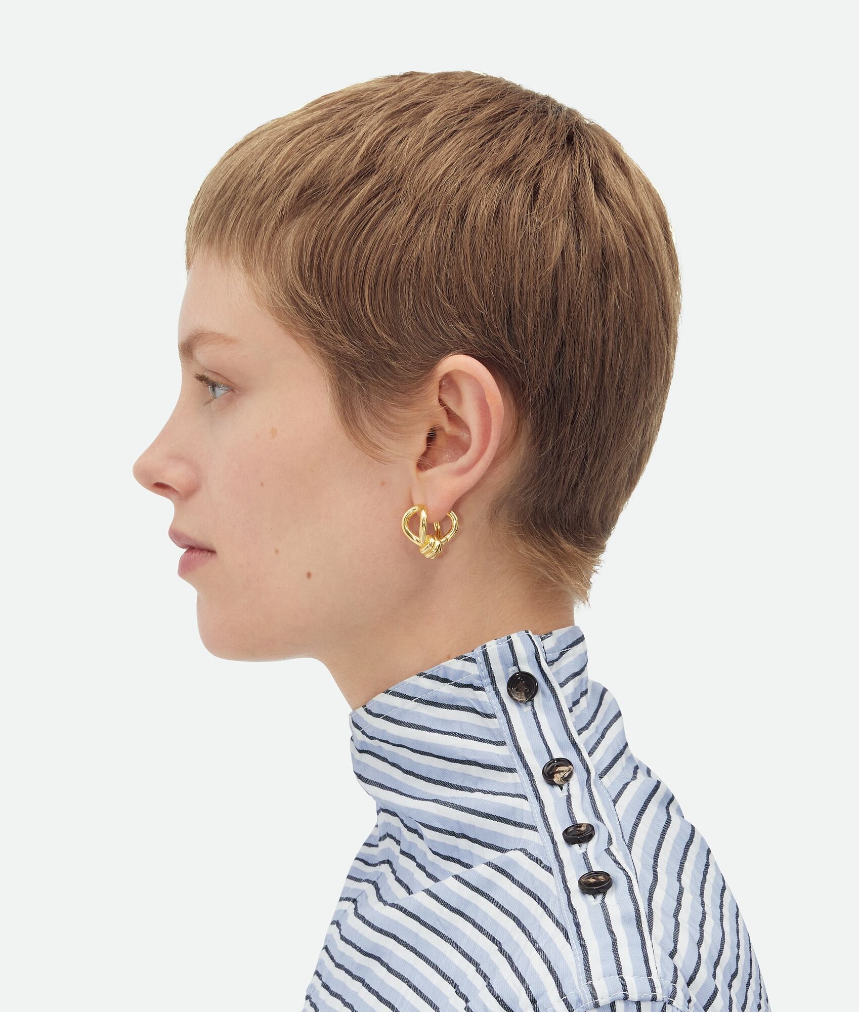 Knot Hoop Earrings - 4