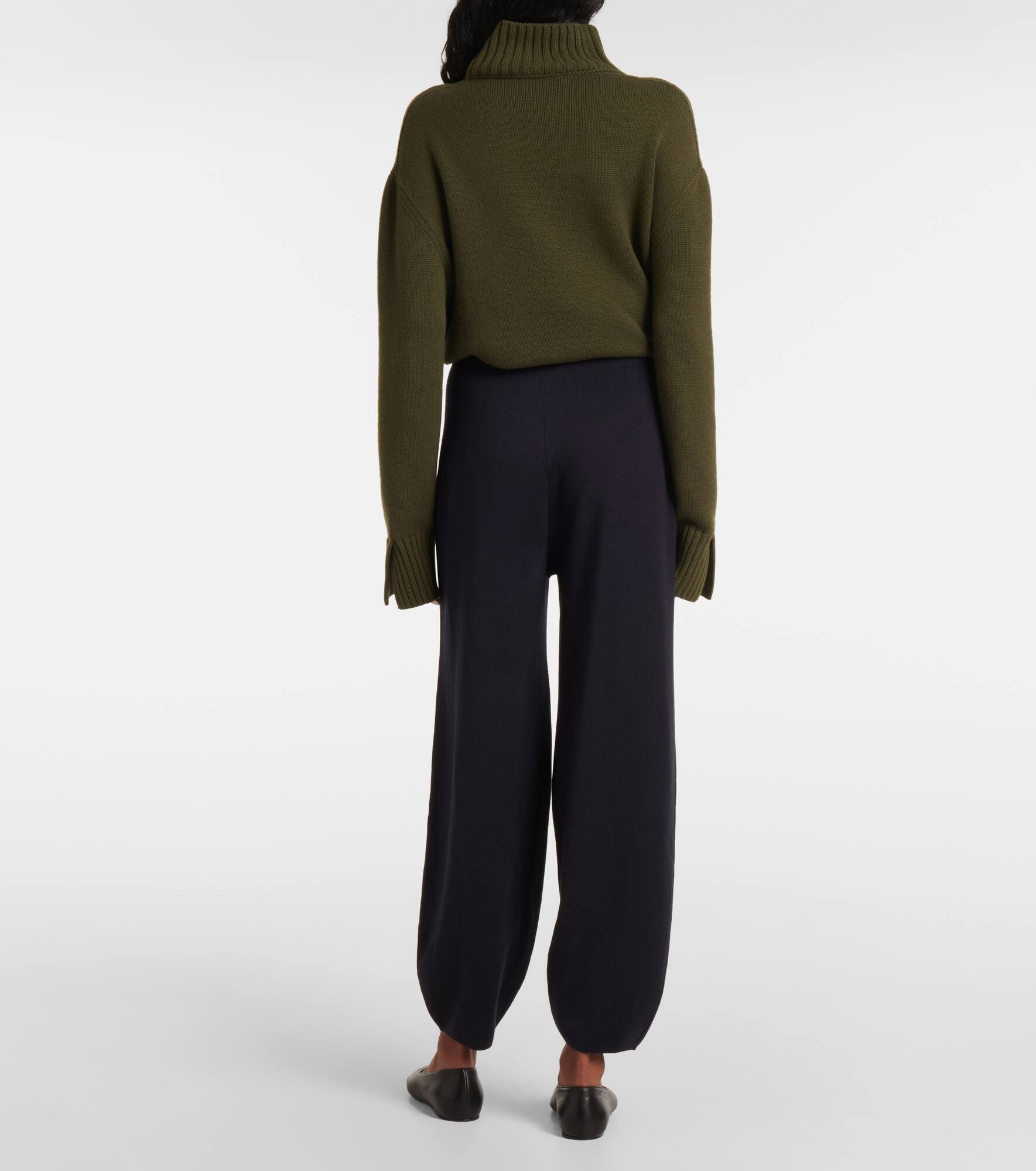 Balfour cashmere, wool and silk sweatpants - 3