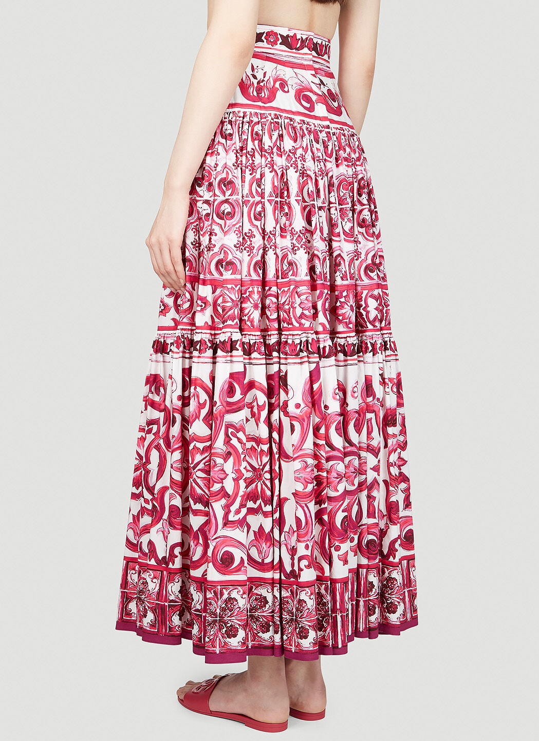 Majolica Print Maxi Skirt - 4