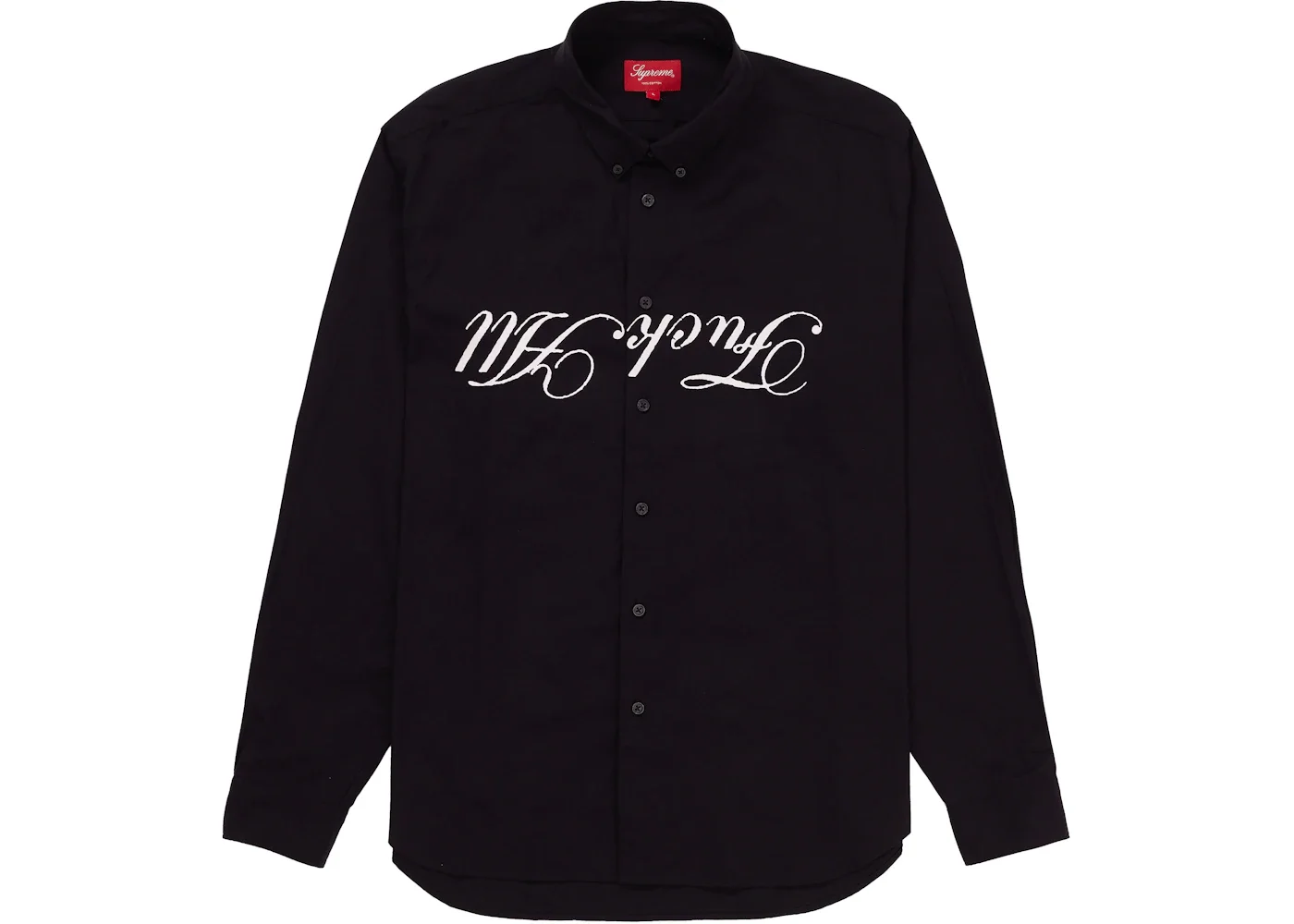 Supreme Jamie Reid Fuck All Shirt Black - 1