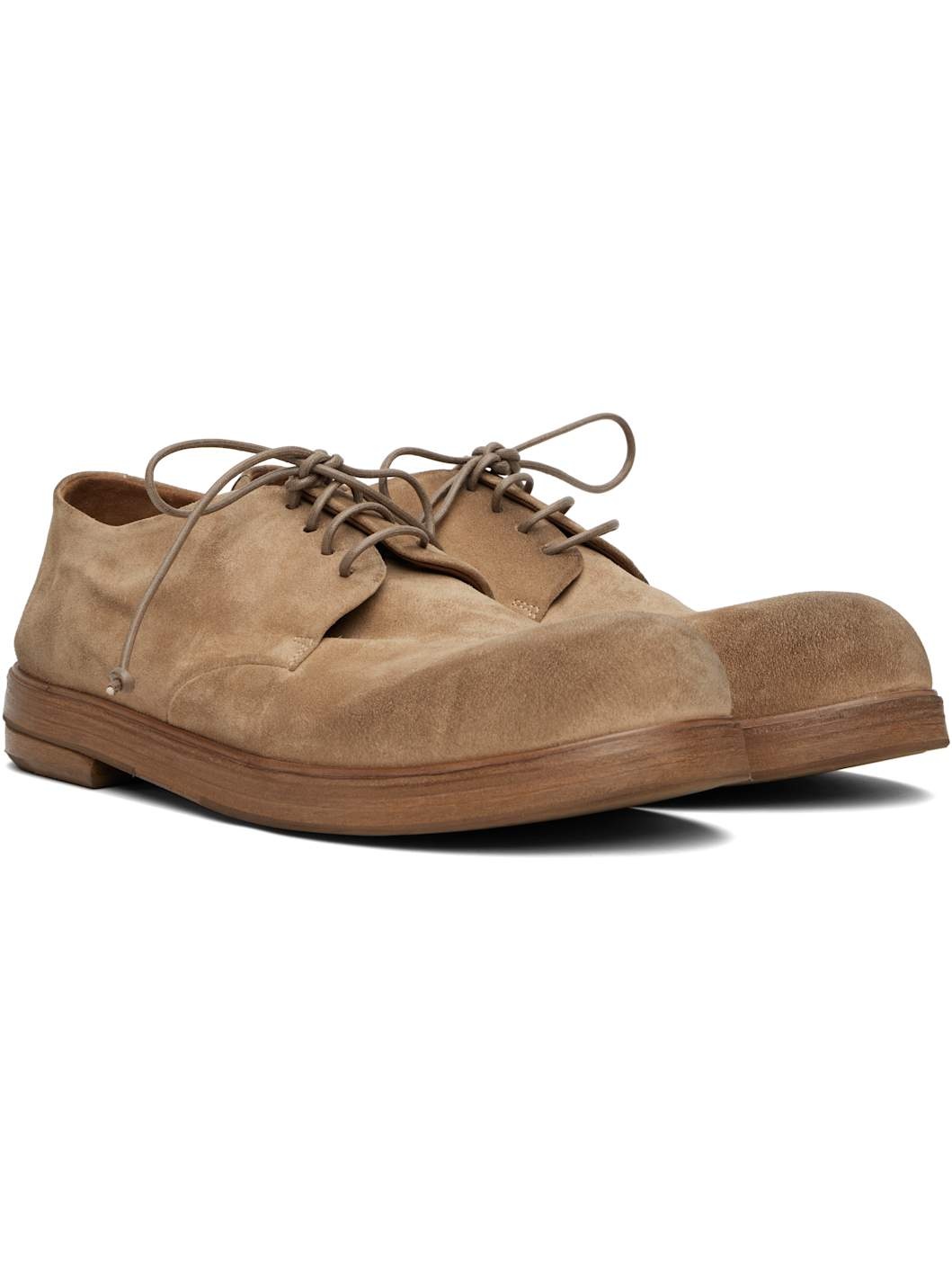 Tan Zucca Zeppa Derbys - 4