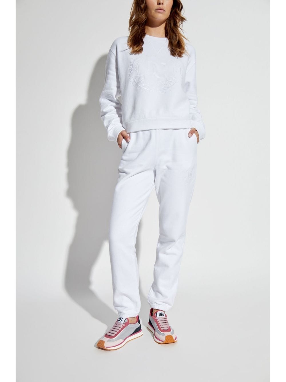 logo-embroidered track pants - 2