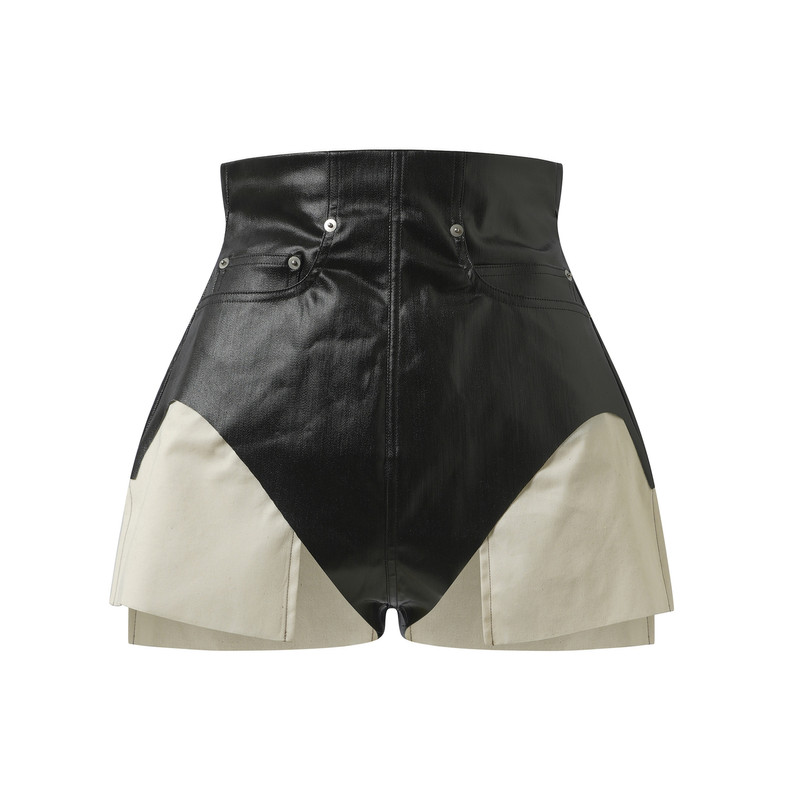 Rick Owens Dirt Cutoff Shorts in Black outlook