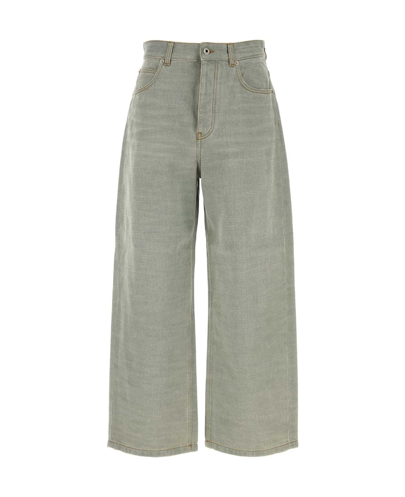 Denim Wide-leg Jeans - 1