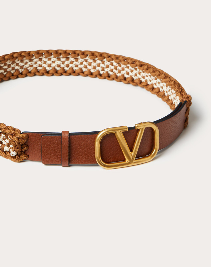 VLOGO SIGNATURE FABRIC BELT 30MM 4