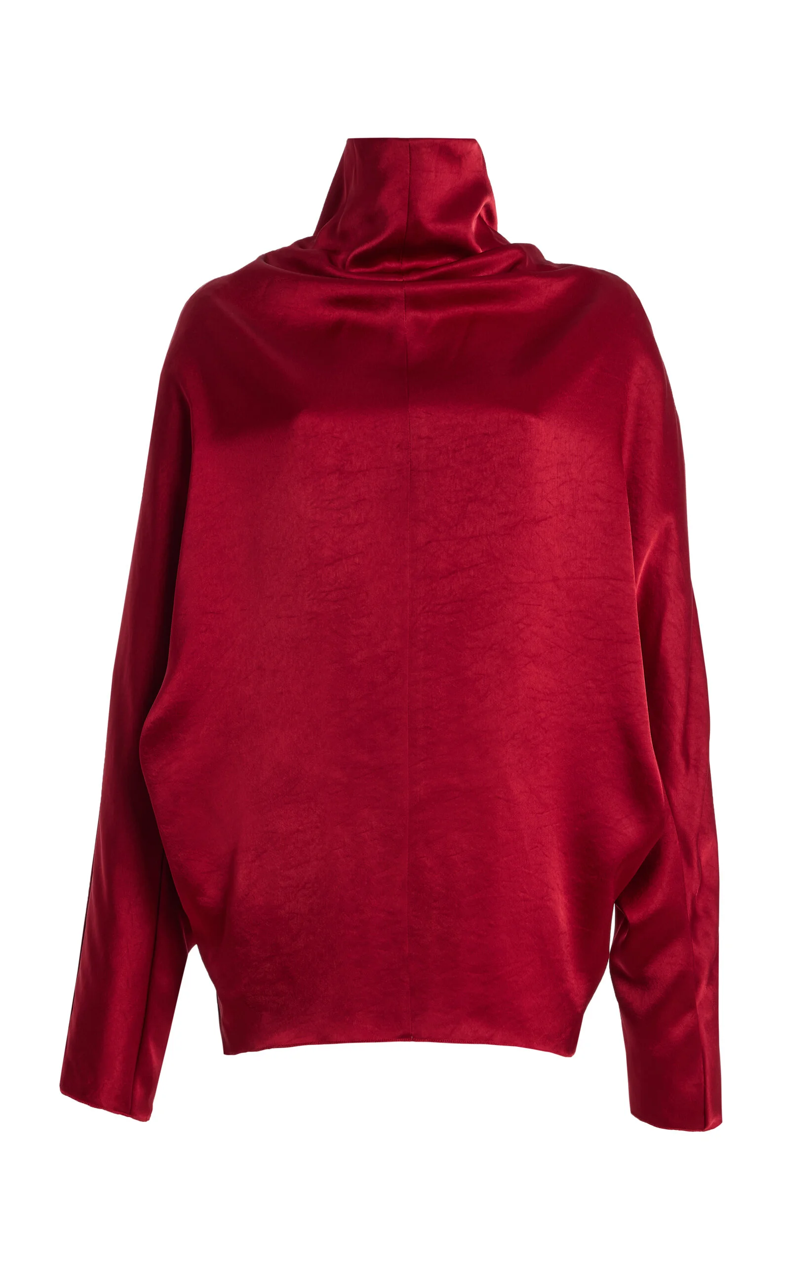 Ilaria Draped Satin Top - 1