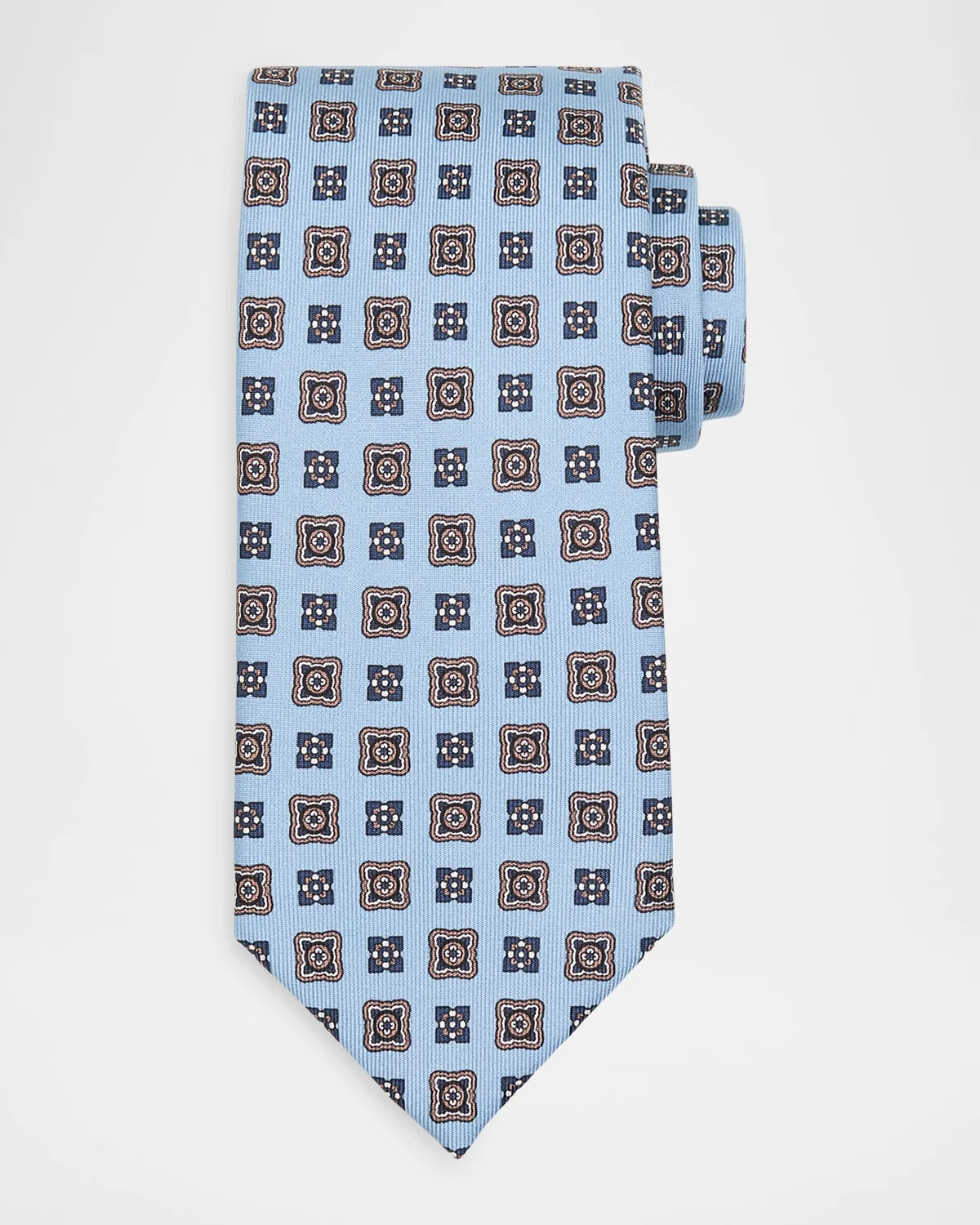 Men & apos;s Medallion Silk Tie - 1