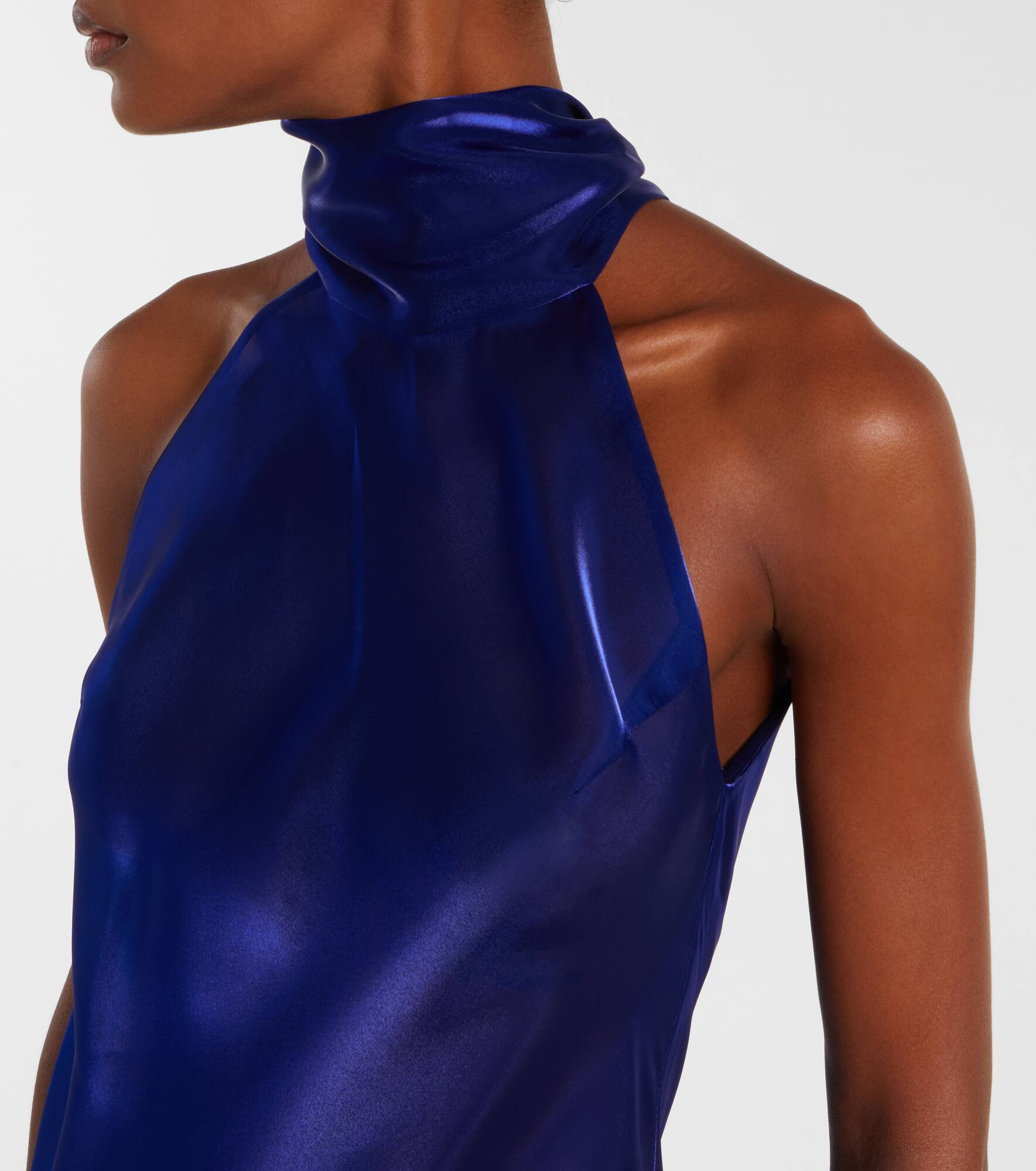 Sienna semi-sheer organza gown - 4