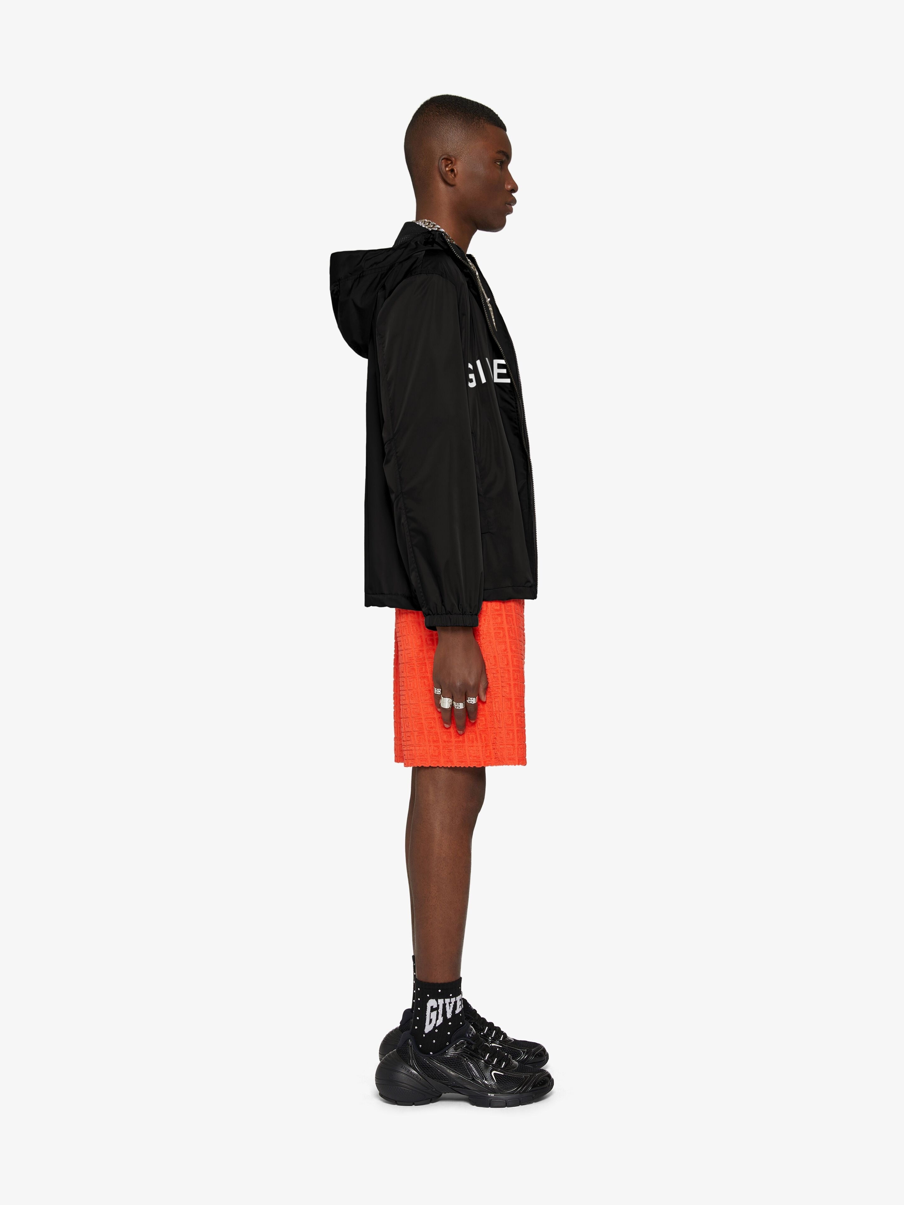 GIVENCHY WINDBREAKER IN TECHNICAL FABRIC - 3