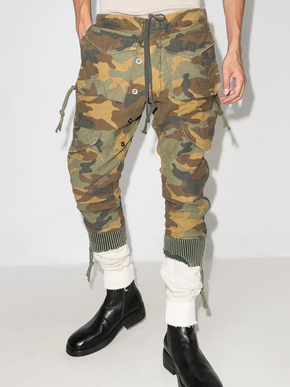 camouflage cargo trousers - 2