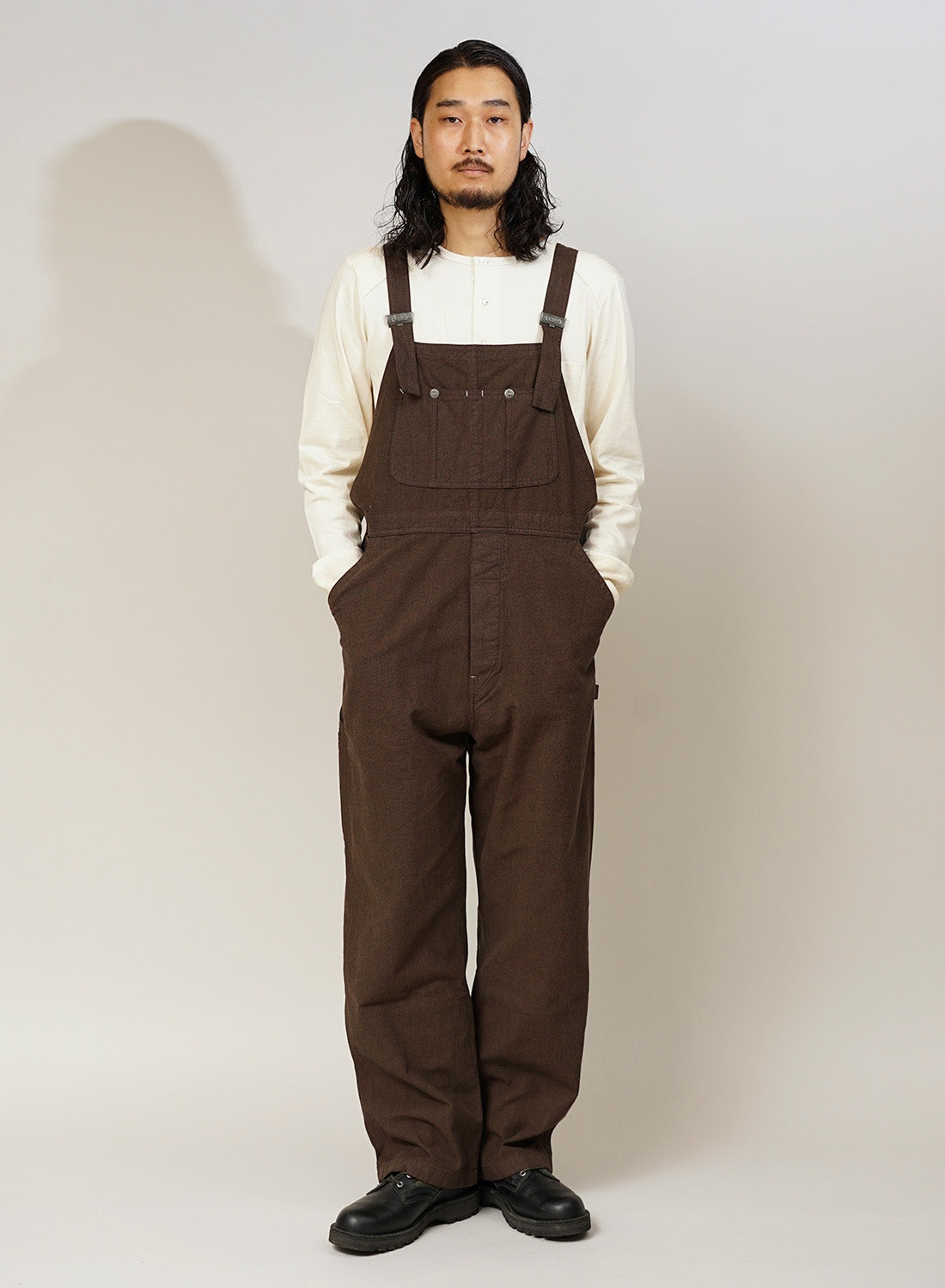 New Dungaree Broken Twill in Brown - 2