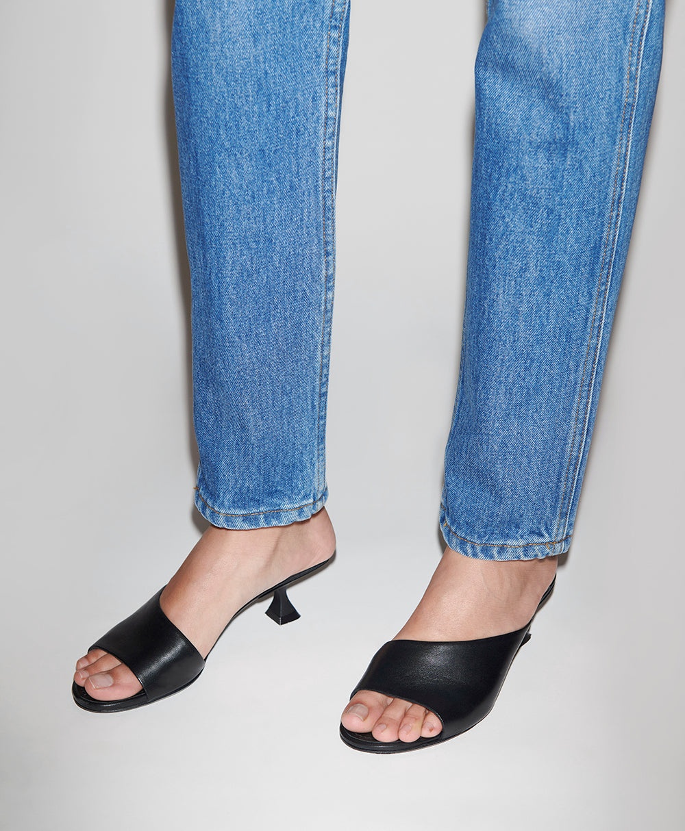 KITTEN OPEN TOE MULE - 4