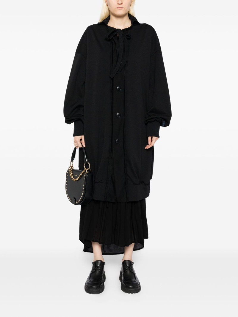 Yohji Yamamoto slogan-print top outlook