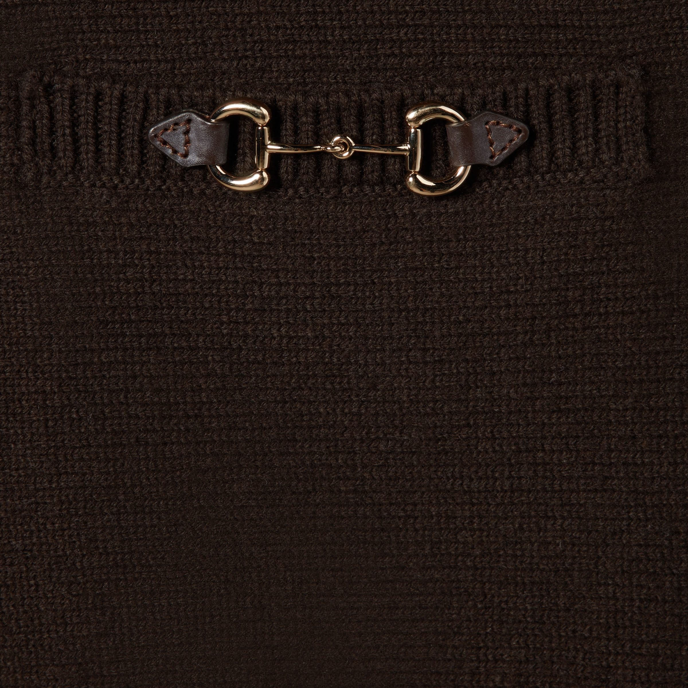 Wool cashmere sweater with Horsebit - 6