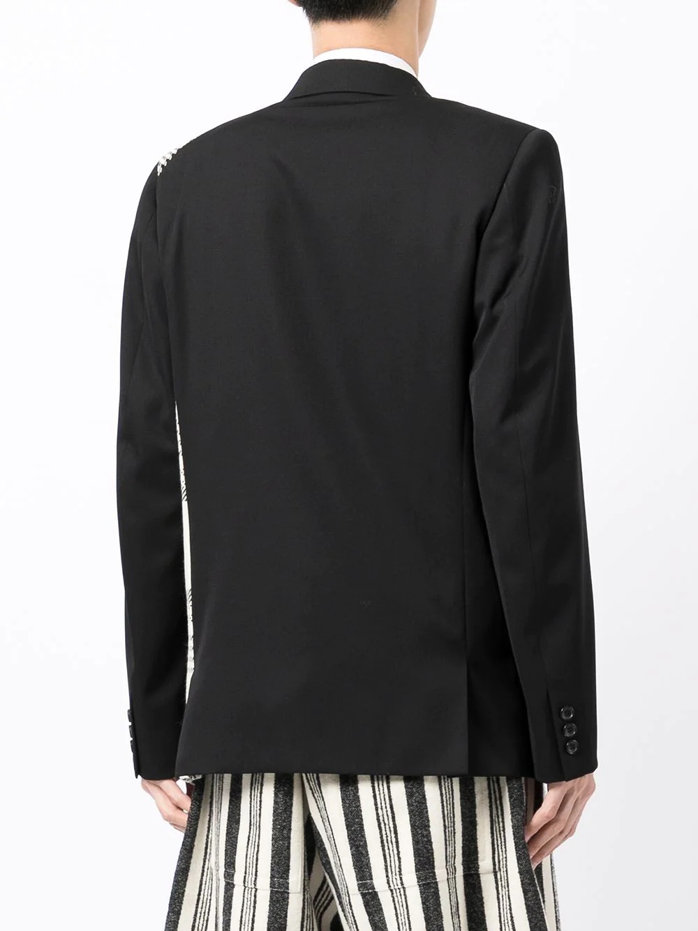 asymmetric-panel blazer - 4