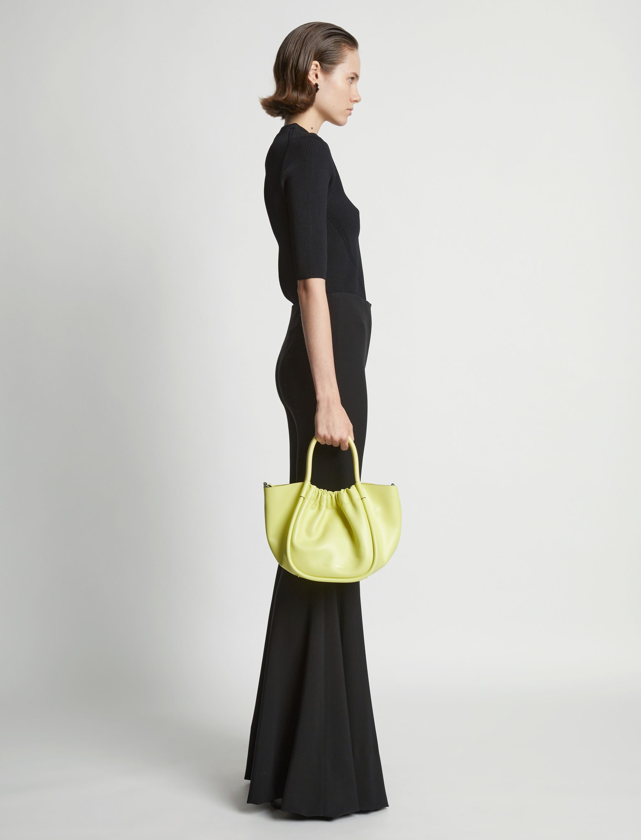 Small Ruched Crossbody Tote - 6
