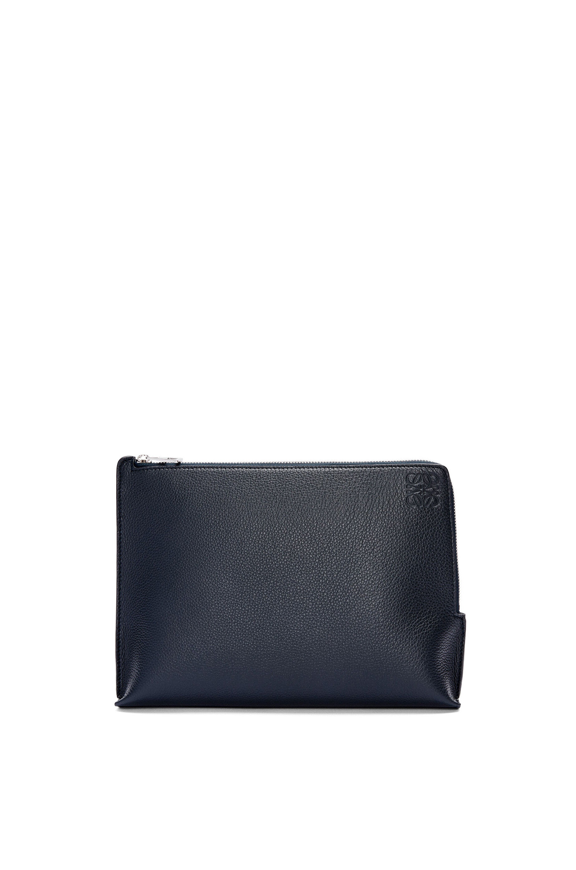 L Zip Pouch in soft grained calfskin - 1