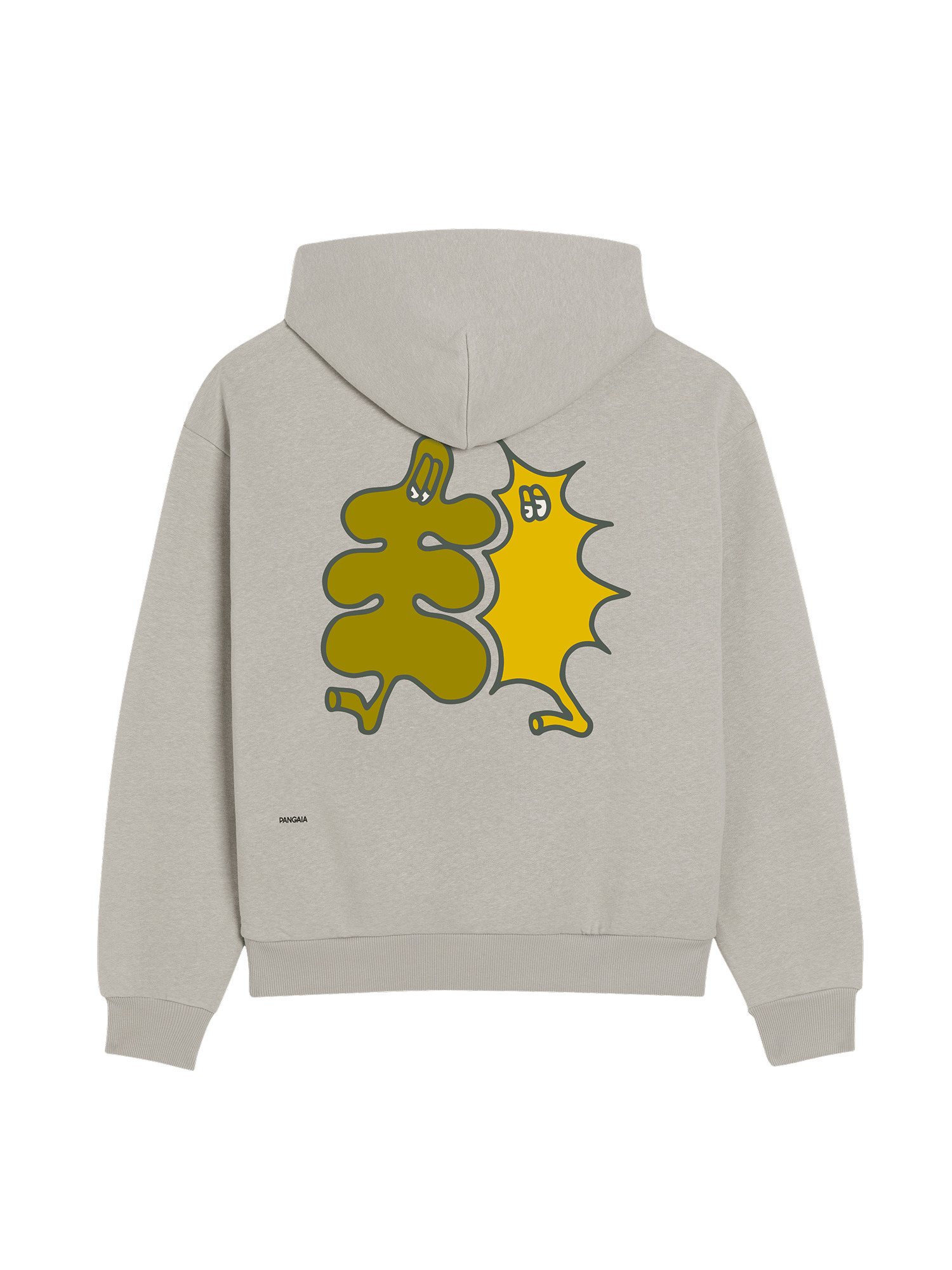 Mens Pangaia x Gasius Hoodie - Stone - 2