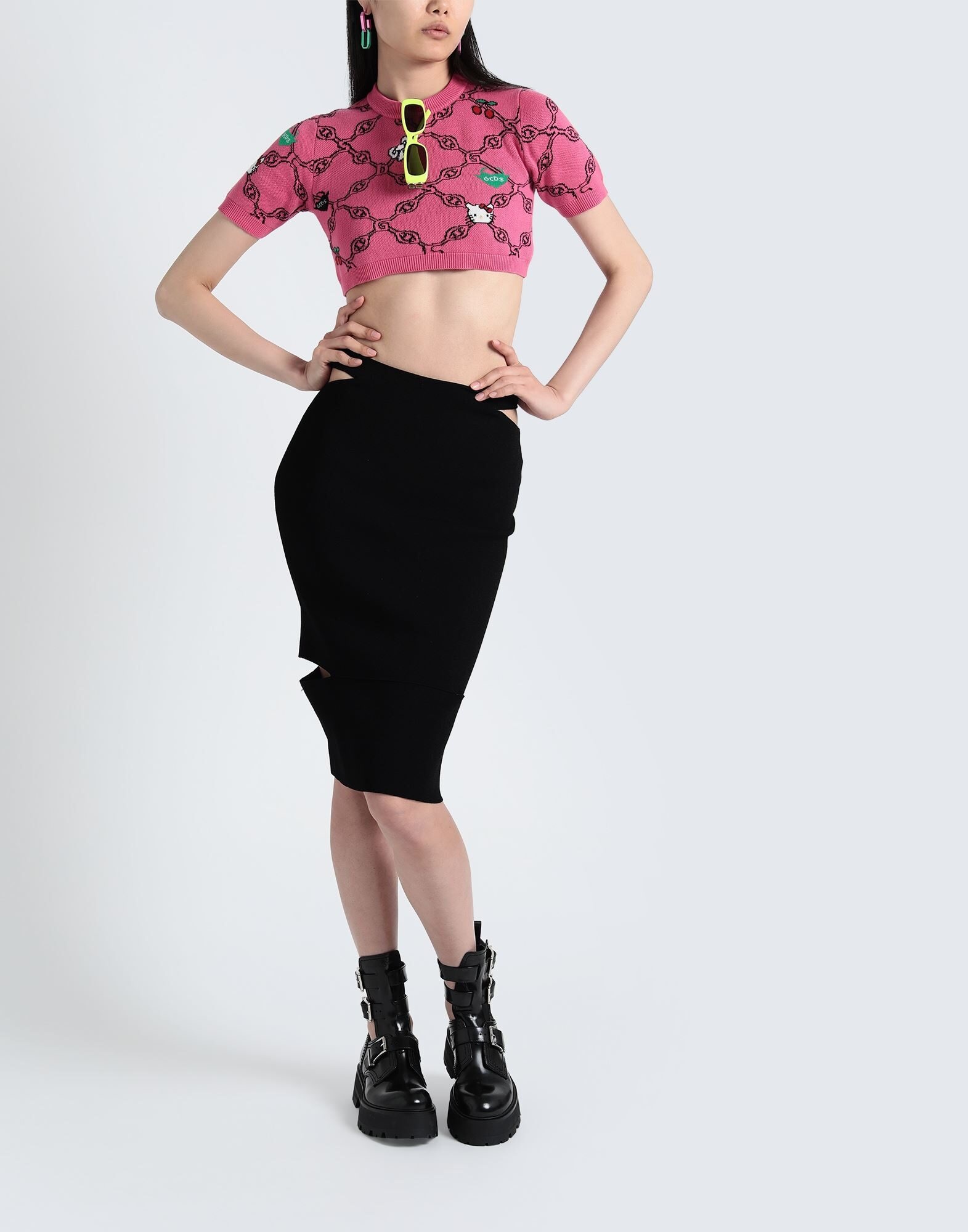 Magenta Women's Crop Top - 4