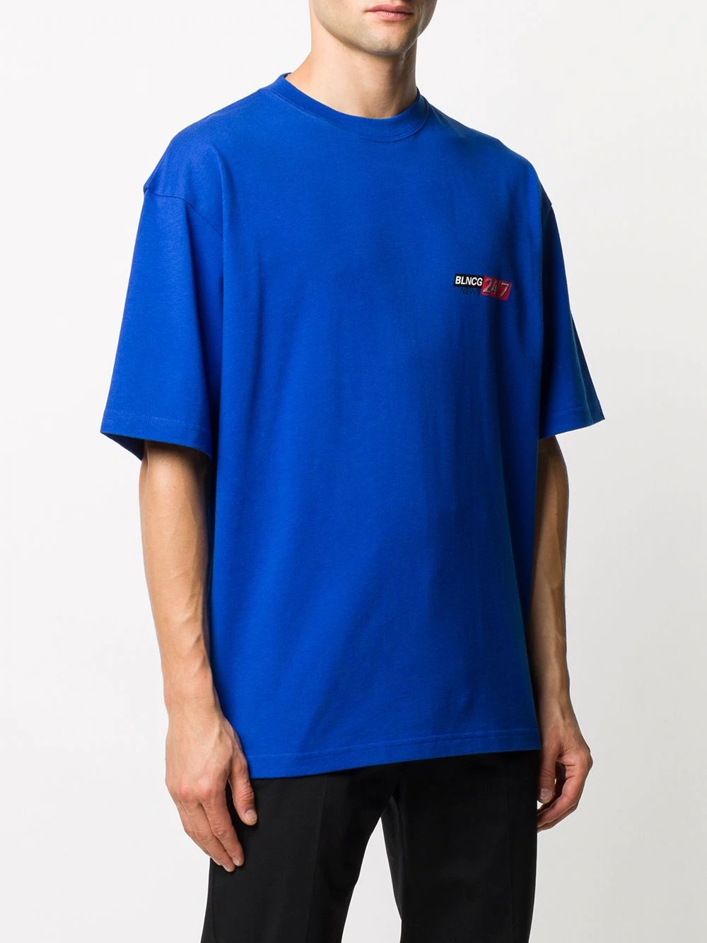 logo-print oversize T-shirt - 3