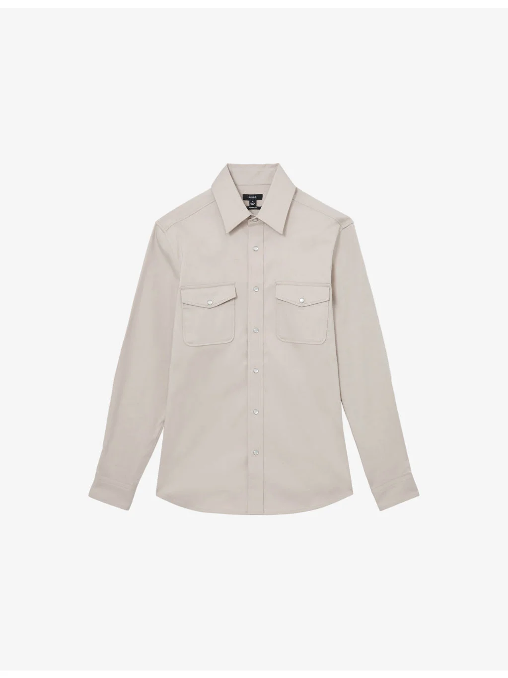 Mcrae Patch-Pocket Stretch-Cotton Overshirt - 1