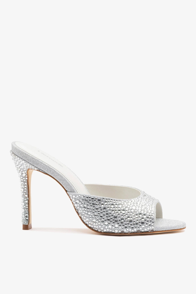 Jasmine Hi Mule Crystal Silver 1