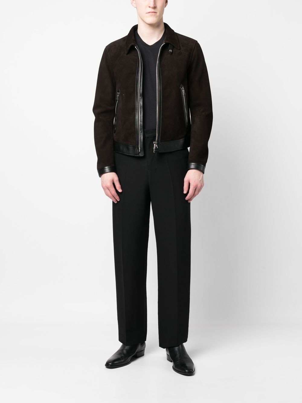 Tom Ford Men Lyocell And Cotton Regular Fit T-Shirt - 5