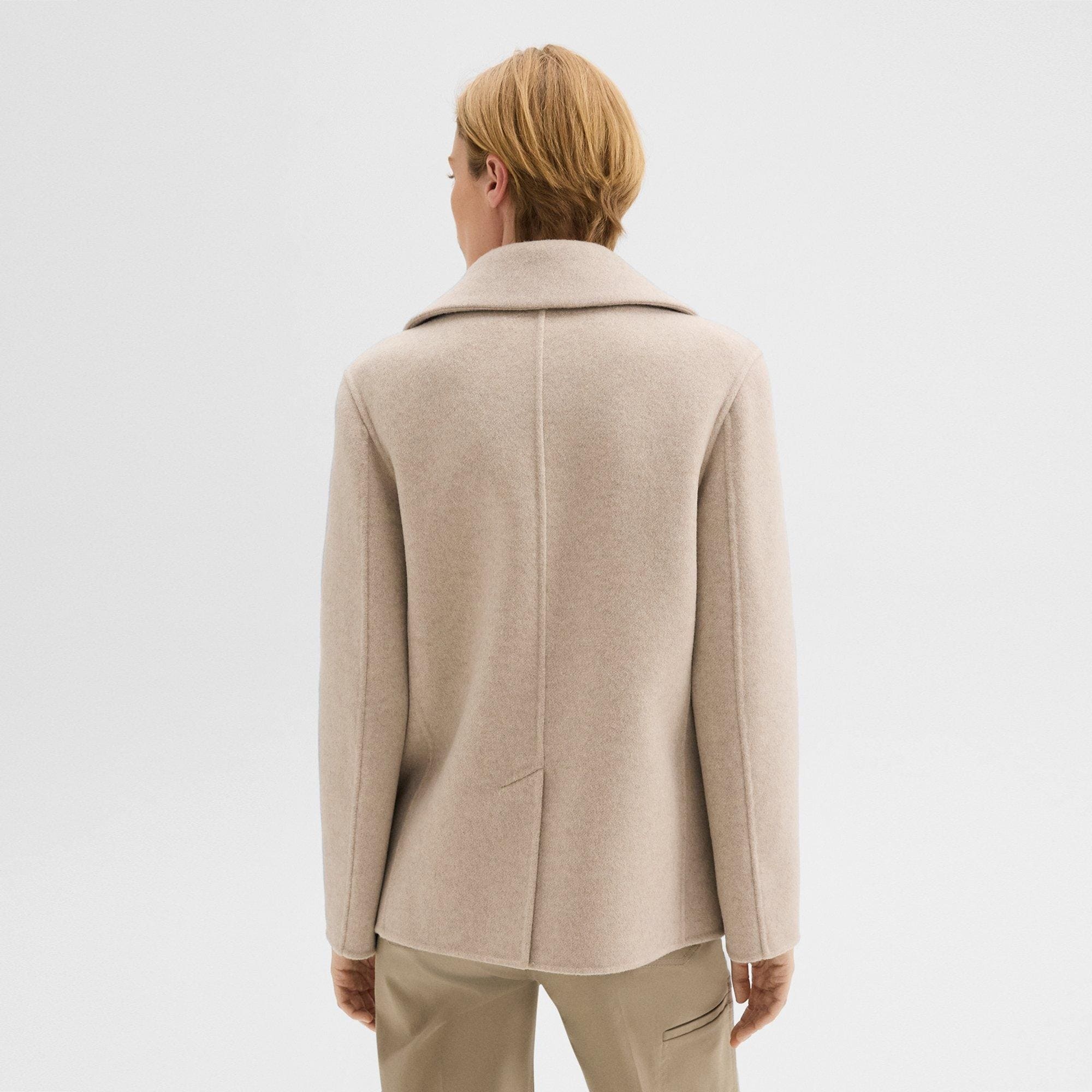 Peacoat in Recycled Wool - 4