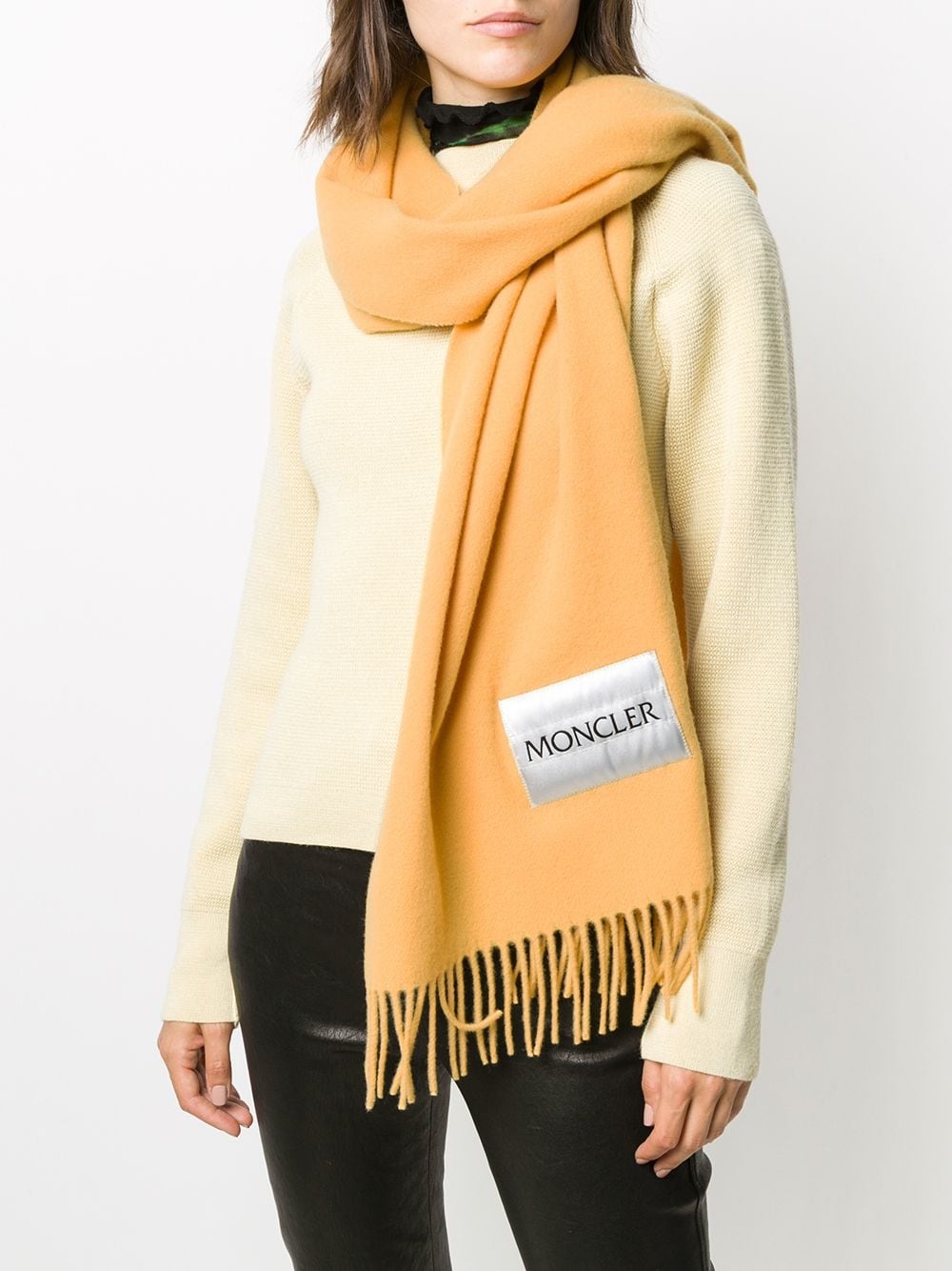 classic fringed scarf - 2