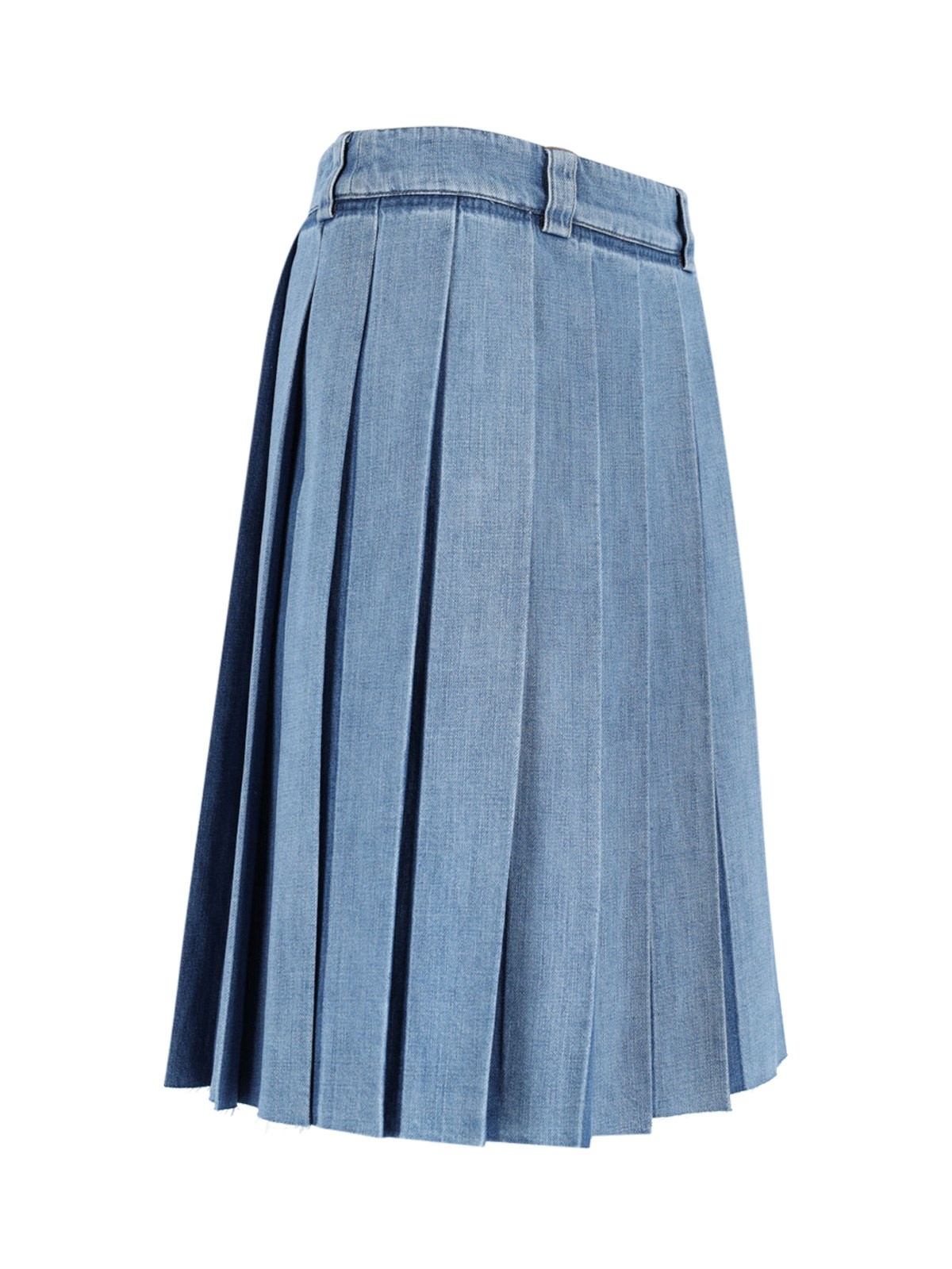 DENIM MIDI SKIRT - 3