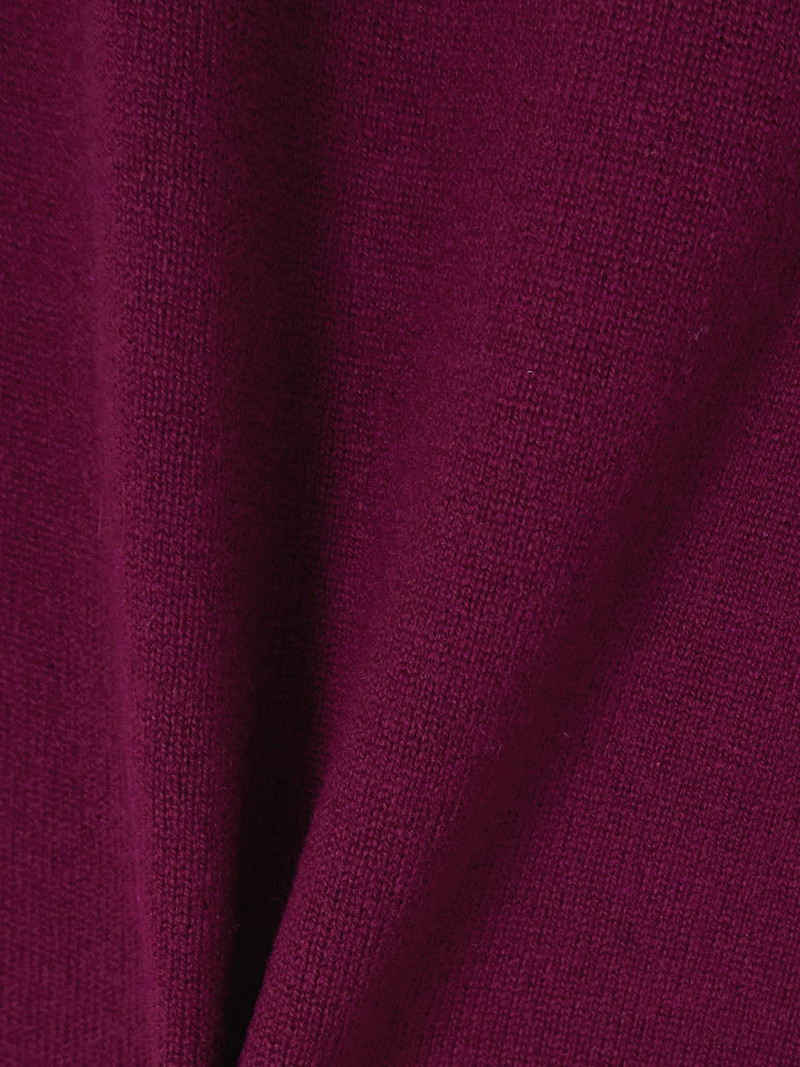 Colorama Star wool and cashmere-blend track pants Plum 4