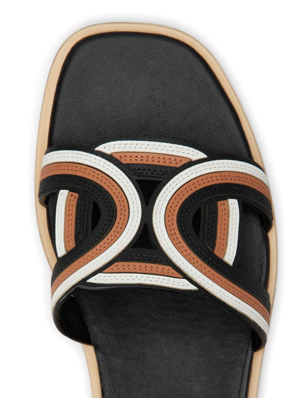 Kate leather slides - 5