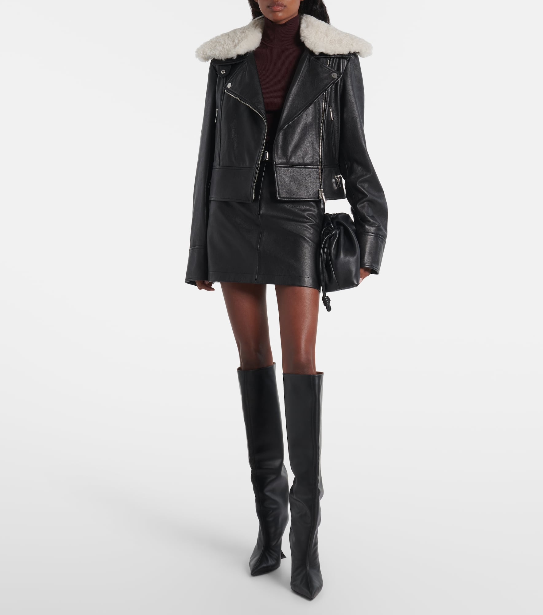 Patto leather miniskirt - 2
