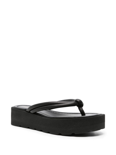 Gianvito Rossi 45mm leather flip flops outlook