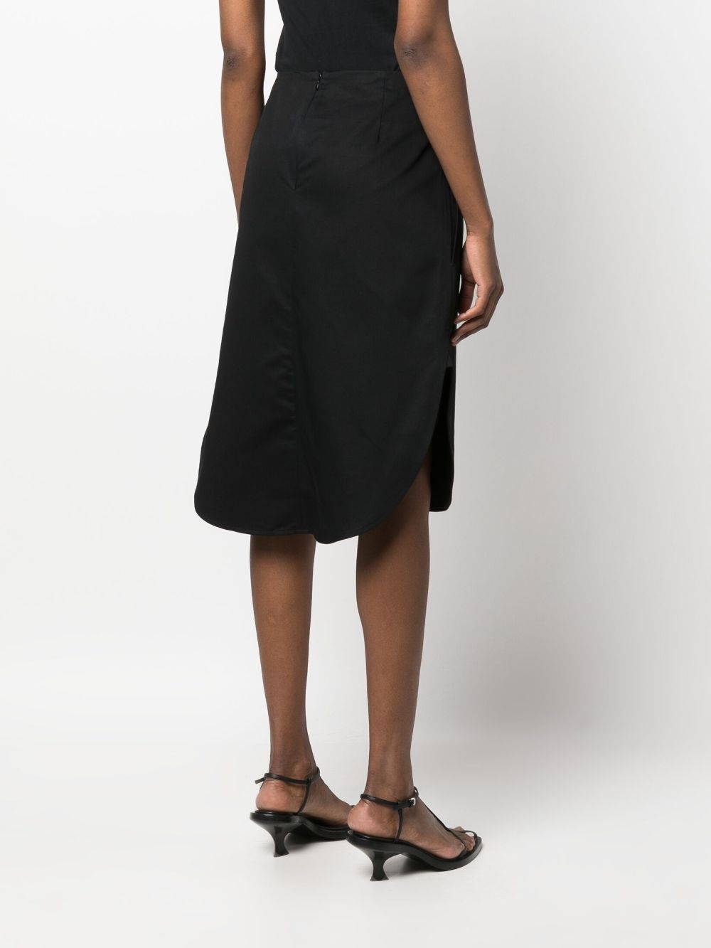 side-slit pencil skirt - 4